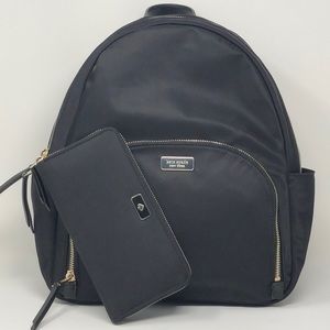NWT Kate spade bundle large backpack+ wallet